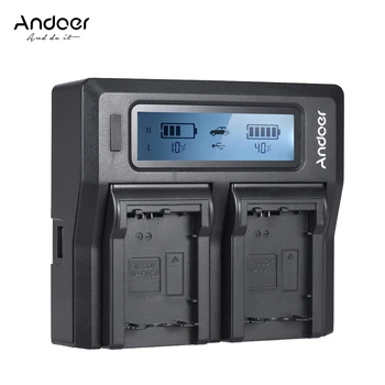 Andoer NP-FW50 NPFW50 Dual Channel aparat de Fotografiat Digital Baterie pentru Sony a7, a7R a7sII a7II a6500 A6300 a7RII NEX