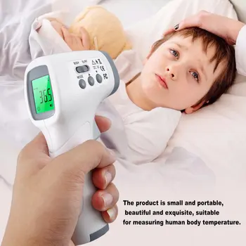 Digital Non-contact cu Infrarosu Frunte Themometer Portabile Arma Temperatura Copii Adulți Laser Corpului Termometru Temperatura Metru