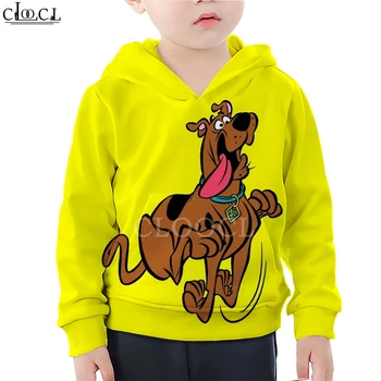 Familie Montate Desene animate Scooby Doo Hanorace Fată Băiat de Imprimare 3D pentru Copii cu Gluga Tricou Casual Harajuku Streetwear Copii Topuri