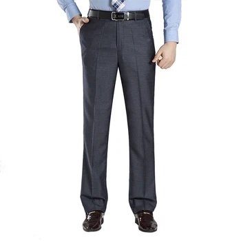 Noua Toamna Casual Slim Pantaloni Costum Pentru Oamenii de Afaceri Clasic de Nunta Fomal Pantaloni de Moda Direct Bărbați se Potrivesc Rochie de Birou 3XMR36