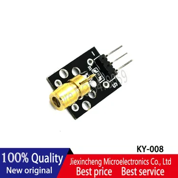 10BUC KY-008 650nm Senzor Laser Modulul 3pin Roșu Transmițător Laser Dot Diodă Cupru Capul Modul KY008 Pentru arduino, Senzori