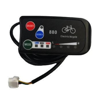 Biciclete electrice de Afișare 24V 36V 48V Ebike ligent Panoul de Control Lcd Display LED880 Impermeabil pentru Controlerul KT