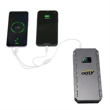 2020 GKFLY Masina Jump Starter 2000A Dispozitiv de Pornire Baterie Power Bank Jumpstarter Auto Buster Urgență Rapel Incarcator de Masina