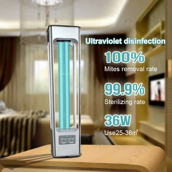 Dezinfectie cu UV 36W Lampa lampa Bactericid de uz Casnic de Sterilizare Lumina cu plug Nr/Cu ozon