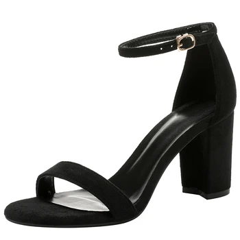 Sandale cu toc înalt de sex feminin zână stil 2020 nou net negru rosu cuvânt cu pantofi cu toc femei sexy cu wildWomen pantofi