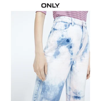 NUMAI vara nou trend talie mare libertate drepte cu nouă puncte vechi pantaloni jeans femei|119349515