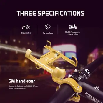 Anti Shake 360° Rotație Reglabil Smartphone Monta Suportul Universal Pentru Biciclete Suportul De Biciclete Ghidon Motocicleta Mobil