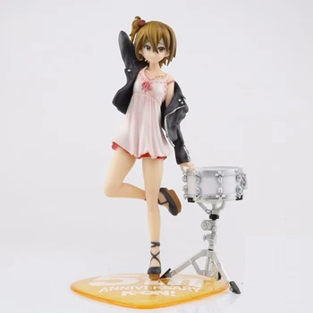 5-a Aniversare Azusa Nakano K-PE Figura Anime Mio Akiyama Ritsu Tainaka PVC 1/8 Fata Reda Muzică Model de Jucărie Plină de Colecții
