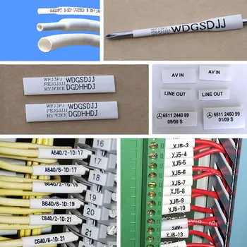Unismar 20PK 8.8 mm Lungime Hse 221 Hse-221 Pentru Fratele Hse-221 hse221 Heat Shrink Tube Cablu Eticheta Compatibile P Touch Label Maker