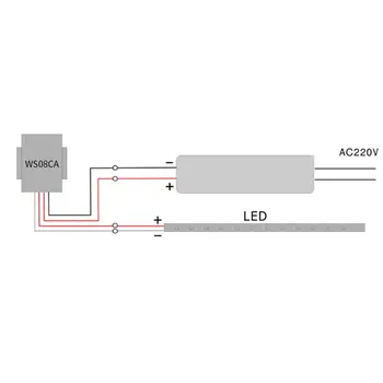 Baie Estompat Oglindă On/Off Comutator Tactil 240V pentru Lampa de Iluminat Acasă Inteligent Sistem de Senzor de Accesorii