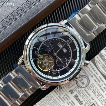AAA Calitate Limitde ediție Patek Tourbillon automatic mecanic Ceasuri de mână de brand de Top de lux PH omul ceas de ceas Auto-Vânt