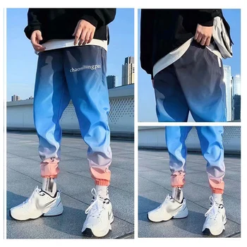 2021 Buzunare Cargo Harem Jogger Pants Barbati Hip Hop Flacără model Vrac Pantaloni Casual, Streetwear Harajuku Bărbați pantaloni de Trening Haine