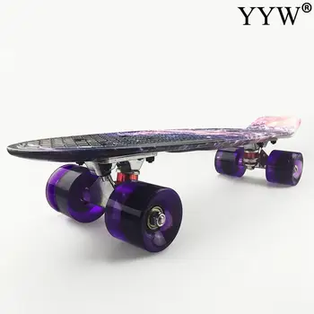 Copilul Skateboard 5 - 14 Ani Copii Copil Skate Board Mini Cruiser Penny Singur Kicktail Drum De Alunecare De Jucărie Incepator Fete
