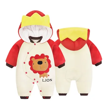 Haine pentru copii Romper Onesie Mario Anime Leu Urs Moale Cald ropa de bebe Baby costume salopetă Nou-născut copii 1-3Y Costum