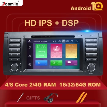 IPS DSP 4GB 64G 1 din Android 10 multimedia Auto Playe pentru BMW E39 E53 X5 M5 Radio GPS Audio stereo 8 Core de Navigare Unitatea de Cap