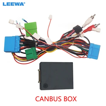 LEEWA Audio Stereo Auto 16PIN Android Cablu Adaptor Cu Canbus Cutie Pentru Honda Odyssey 04-08 Cablajul #CA6485