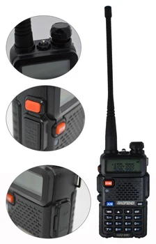 2 buc/set BaoFeng UV-5R Walkie Talkie Dual Band Două Fel de Radio Pofung Portabil Ham Radio de Emisie-recepție VHF/UHF Radio Dual UV5R