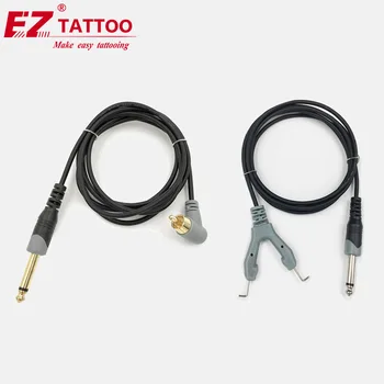 Gri 6FT EZ Iwork Premium Jack Mono Plug /RCA Conexiune Tatuaj Clip cablu Cablu de Ușor pentru Masina de Tatuaj & Alimentare