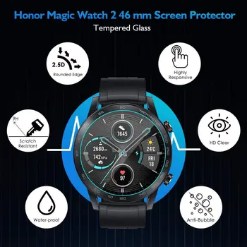 10BUC Sticla Temperata pentru Huawei Honor Ceas GS Pro Protector de Ecran SmartWatch Rotund Folie de Protectie