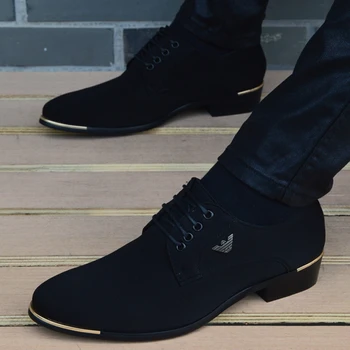 Italiană mens pantofi de moda negru de piele barbati mocasin a subliniat toe clasic barbati pantofi de nunta sapatos masculino