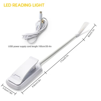 LED Lampa de Birou Lumina Tabelul Estompat Atinge DC5V USB Reîncărcabilă Flexibile de Studiu Noapte Pat Cameră de Lectură Luminile de Protecție a Ochilor