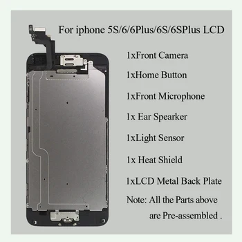 Pentru iPhone 6 6S 7 8 Plus LCD Full Ansamblul Touch Pentru iPhone 7 Ecran lcd de Înlocuire Display Pentru iphone 6 6S 5S Ecran Digitizer