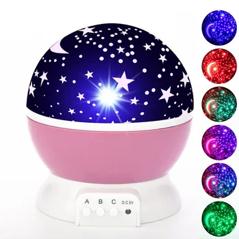 Colorat Romantic sky moon Star Master LED Proiector de Lumina Lămpii de Noapte Lumina de Decor Pentru Acasă Party sky master vis proiector