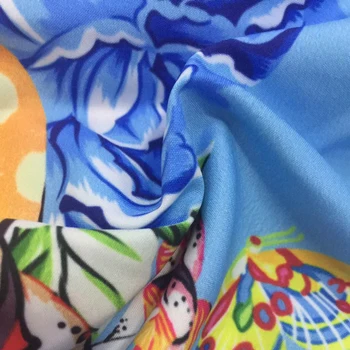 Rochie de vara Plus Dimensiune M-3XL 2020 Casual Moda pentru Femei Blue Print Floral Midi Office Doamnelor Munca Purta Rochii Plisate Vintage