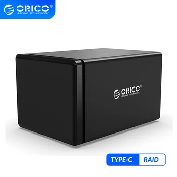 ORICO NS Serie de 3.5 inch 5 Bay Tip C cu RAID HDD Cabina de Aluminiu 5Gbps HDD Docking Station Suport 80TB Hard Disk HDD Caz