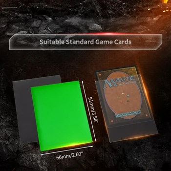 100buc Carte de Colorat Mâneci Magic Tabla de Joc de Cărți de Tranzacționare Protector CCG MTG Carduri Recipient de Colectare Cutie