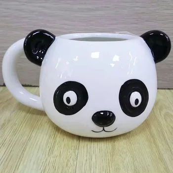 Creator de Desene animate Drăguț Animal Cană Fierbinte de Ceai Cana de Lapte Ceașcă de Cafea Panda, pinguin, tigru urs Ceramice Drinkware mână-pictat Cadou