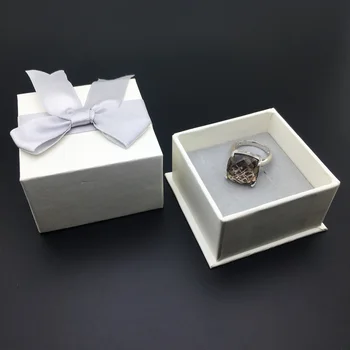 FFGems Cuarț Fumuriu Inele Sterling Real Argint 925 Cristal Piatră Prețioasă De Bijuterii Fine Femei Logodna Cadou De Nunta