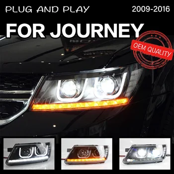 Styling auto pentru Dodge Journey Fiat 2009-lampa de Cap cu LED Călătorie Faruri LED Dual proiectoare de Înlocuire