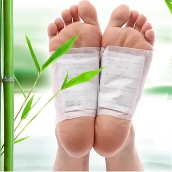 20buc=(10buc Plasturi+10buc Adezivi) Picior de Dezintoxicare Medical Foot Patch-uri pe bază de Plante tencuieli greutate pierde Picioare Slăbire Curățare