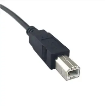 500pcs/ USB 2.0 de sex masculin colțul de sus la USB B male tip B BM colțul de sus printer scanner de 90 de grade, cablu 20cm BM unghi cablu