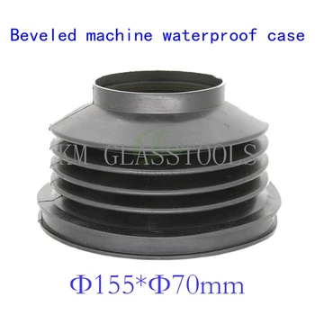 Sticlă șanfrenare capac rezistent la apa 155*70mm, rezervor de apă negru capac de cauciuc, Li Aoda marginea masini de slefuire de piese.