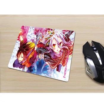 Nici un Joc nu Viata Anime Mouse Pad-uri de Dimensiuni Mici Promovare Mare 22x18cm Blocat Marginea de Cauciuc Birou Mat Non-alunecare pentru Notebook PC Soareci Mat S