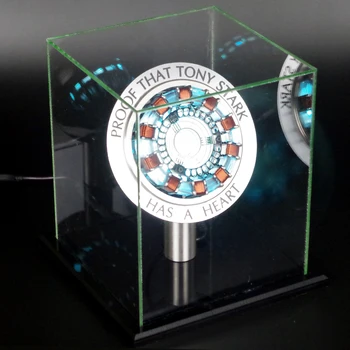 Reactorul Vitrina 18*18*19 CM Afișa Caseta de Inima Stralucitoare Model de Lumină LED-uri de Acțiune Figura Show Caz DIY Cadou Nou