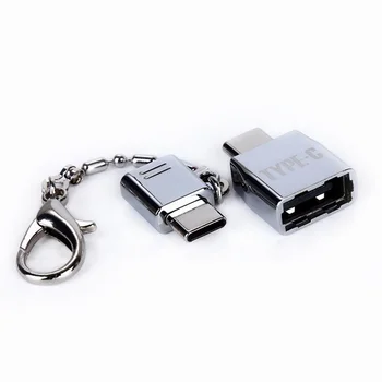1 BUC Tip C Adaptor Profesionale Adaptor USB cu Breloc OTG Converter pentru Telefonul