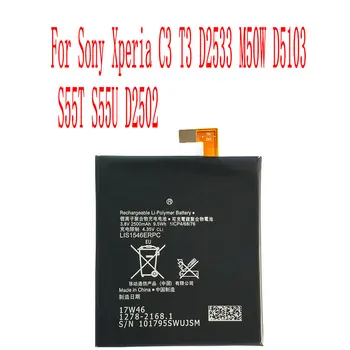 De Brand nou de Înaltă Calitate 2500mAh LIS1546ERPC Bateriei Pentru Sony Xperia T3 C3 D2533 M50W D5103 S55T S55U D2502 Telefon Mobil
