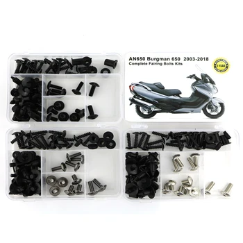 Potrivit Pentru Suzuki AN650 Burgman 650 2003-2018 Complet Carcasă Carenaj Complet Șuruburile Kit Clipuri Viteza Nuci Motocicleta Carenaj Kit