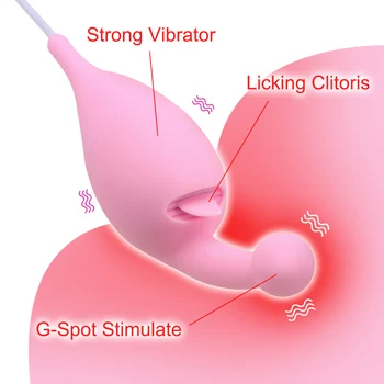 VATINE Limba Lins Vibratoare Vibrator Ou Jucarii Sexuale pentru Femei Biberon Stimulator Clitoris Sex Oral punctul G Masaj