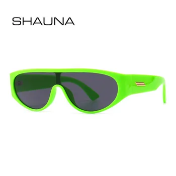 SHAUNA 12 Culori Retro-O Bucată de Lentile de ochelari de Soare Uri Plop Culori Bomboane Mici Rame de Ochelari de Soare UV400