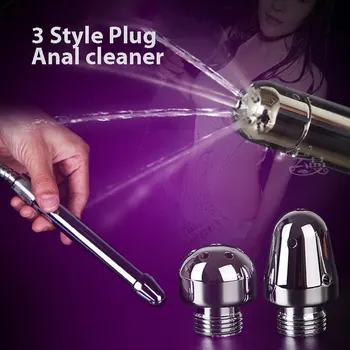 Anal curat Vaginale se Spală în condiții de Siguranță Colonului Duș System Cleaner Cu 3 Capete, Bideu corpul Duș Adulti Jucarii