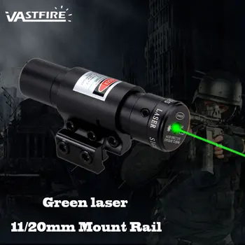 Tactic punct Verde Verde Laser Combo Vedere Pusca Pistol Compact Weaver Picatinny Muntele 11/20mm Vânătoare Optica pentru Pistol Airsoft