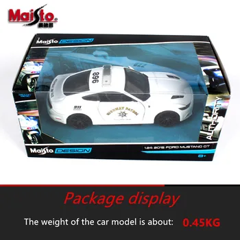 Maisto 1:24 Nissan GTR mașină de poliție aliaj model de masina turnat modelul de simulare auto decorare auto colecție cadou jucărie