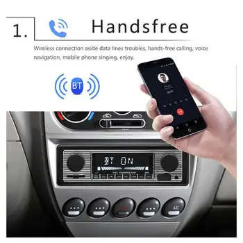 12V Radio Auto Bluetooth de Epocă Auto Radio Player Multimedia 12V Stereo Audio Player Electronice Auto Accesorii Car Audio