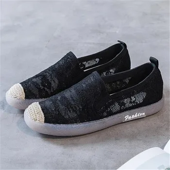 ZXRYXGS Brand Sandale de Vară 2020 Nou Rece ochiurilor de Plasă Respirabil Sandale Superficial Femei Pantofi Casual Moi, Fund Non-alunecare de Sandale Plate