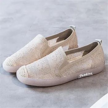 ZXRYXGS Brand Sandale de Vară 2020 Nou Rece ochiurilor de Plasă Respirabil Sandale Superficial Femei Pantofi Casual Moi, Fund Non-alunecare de Sandale Plate