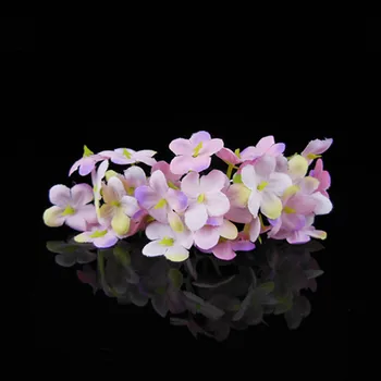 20 Buc Alb Roz Violet Flori Artificiale Hortensie Ace De Păr Pentru Mirese Par Clip